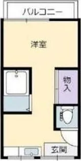 諏訪ノ森アパート【2階】の間取り