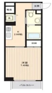 プログレスアペゼ【4階】の間取り