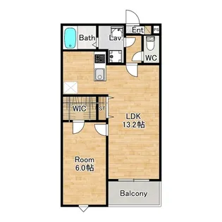 ジーメゾン石津町東ブリシエ【3階】の間取り