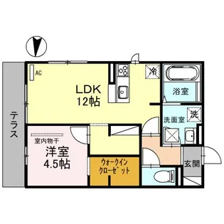アヴェルラ堺【1階】の間取り