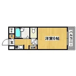 六月のココロ【4階】の間取り