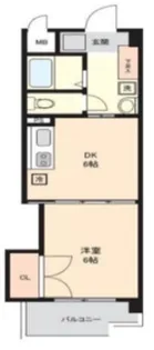 アンシャンテ中百舌鳥【7階】の間取り