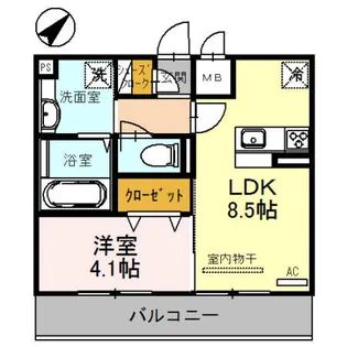 はなあずみ【2階】の間取り