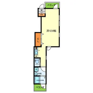 アダージョM【3階】の間取り