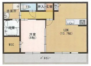 ムーランアヴァン【1階】の間取り