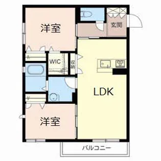 ViaSole和泉【2階】の間取り