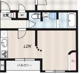 センティーレ和泉【101号室】の間取り