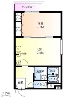 フジパレス浜寺石津西【3階】の間取り