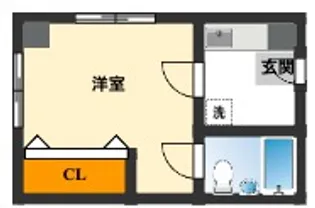 スペリオール学園前【2階】の間取り