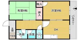 ホワイトハイツ【4階】の間取り