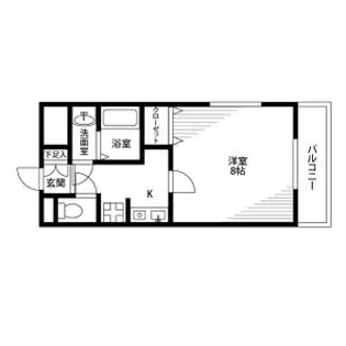 アムール プレジデント【1階】の間取り