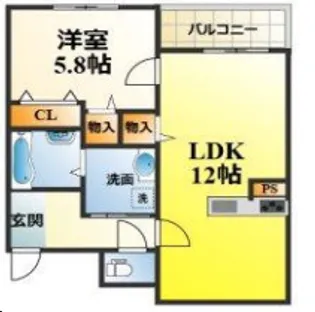 ムックPartⅠ【1階】の間取り