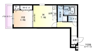 フジパレス堺長曽根町【1階】の間取り