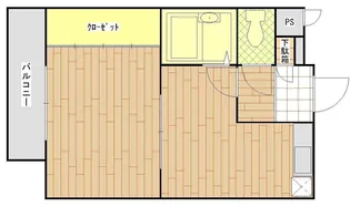 メゾンエスト【1階】の間取り