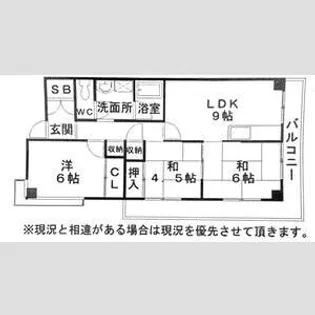 中谷MX-3【4階】の間取り