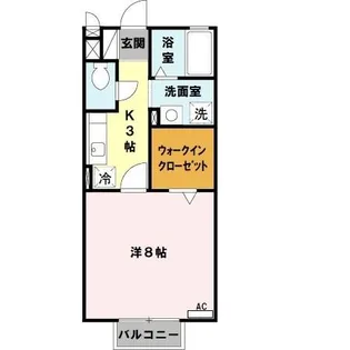 グリーンハイツ西之町 【2階】の間取り