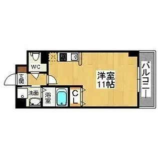 アリオーラ中百舌鳥【9階】の間取り