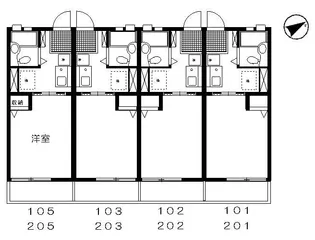 アミチミエⅠ【2階】の間取り