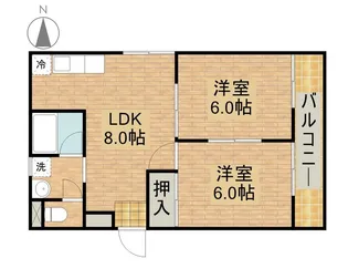 サウスパーク浜寺【3階】の間取り