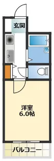 シャルムタガワ【2階】の間取り