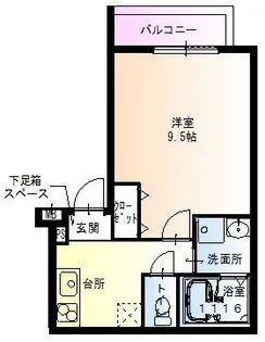 フジパレス鳳駅西Ⅰ番館【2階】の間取り