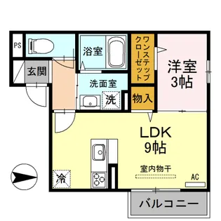 メゾンドショコラ三国ヶ丘【2階】の間取り
