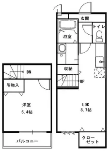 ブルーム浜寺Ⅱ 【1階】の間取り