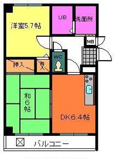 ANESIS OCTO【2階】の間取り