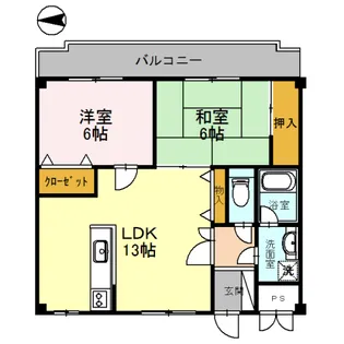 稲善マンション【2階】の間取り