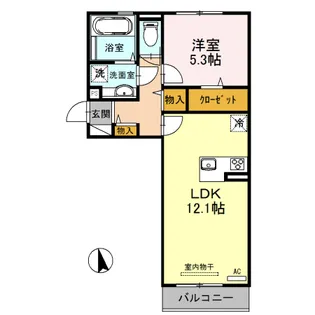 エレンシア【2階】の間取り