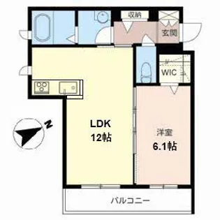 SUNSHINE NAKAMOZU【3階】の間取り