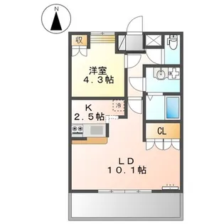 グレイスヒルアート【2階】の間取り