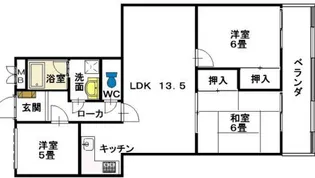 ルシェンテ【1階】の間取り