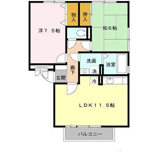 パインコート【2階】の間取り