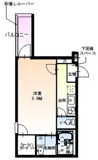 フジパレス鳳駅西Ⅲ番館【1階】の間取り