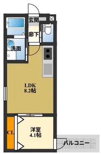 KS NORTH PLASE【1階】の間取り