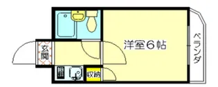 ラフォーレ助松【3階】の間取り