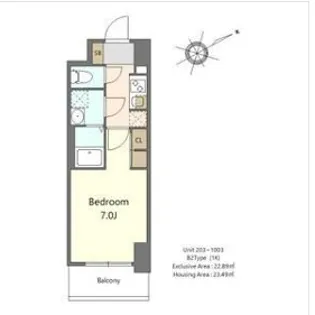 S-RESIDENCE堺浜寺axial【3階】の間取り
