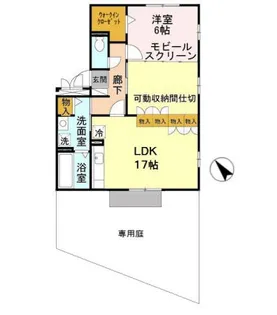 シャルマン【1階】の間取り