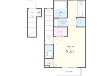 サンテ高石【2階】の間取り