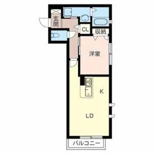 シャーメゾンパル【2階】の間取り