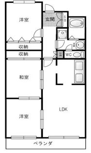 サンシャイン大和【5階】の間取り