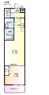 Glanz 深井【2階】の間取り