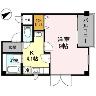 ベルエポック【1階】の間取り