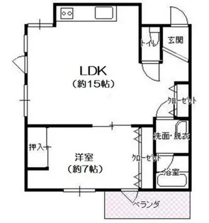 谷町ビル【4階】の間取り