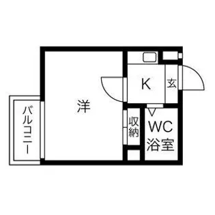 エクセル大野芝【5階】の間取り