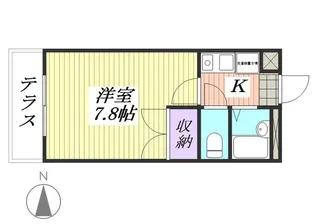 クレセント福田【2階】の間取り