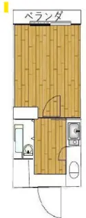 中モズマンション【4階】の間取り