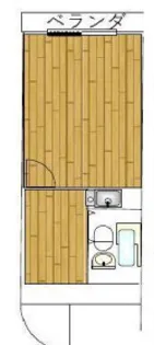 中モズマンション【4階】の間取り