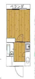 中モズマンション【3階】の間取り